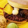 季節限定メニューのホットケーキ