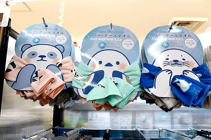 【ひんやりクールタオル】水で濡らすだけで、ひんやり気持ちいい!